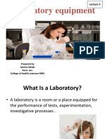 Laboratory Equipment: Prepared by Samira Fattah Assis. Lec. College of Health sciences-HMU