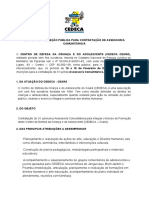 Edital 01.20 Assessoria Comunitária