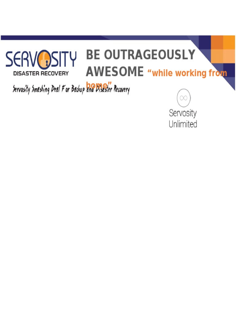 Servosity 2 Offer PDF