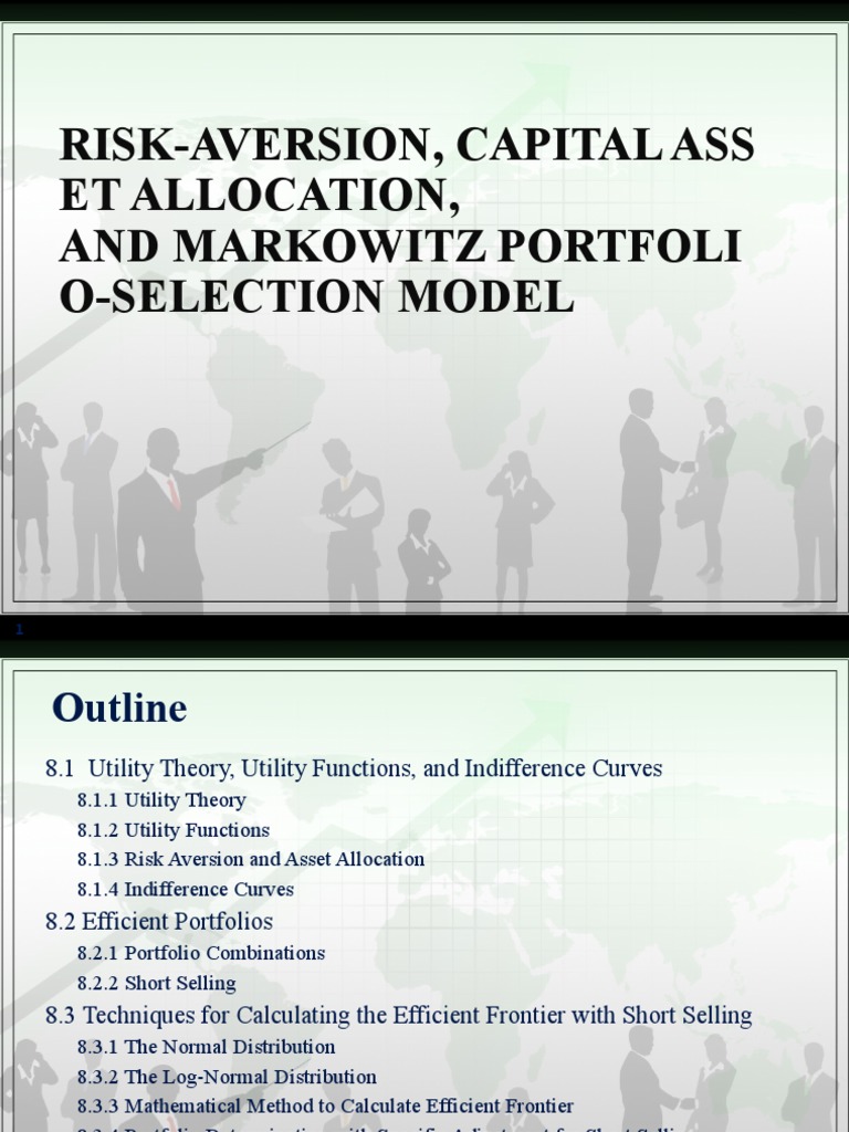 Risk Aversion & Markowitz Model | PDF | Utility | Modern Portfolio Theory