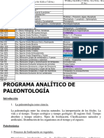 Programa - de - Paleontologia Con Cronograma