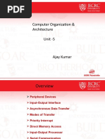 Computer Organization & Architecture Unit - 5