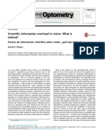 Exceso de Información Científica Sobre Visión - ¿Qué Hay Detrás - PDF