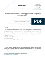 Income Distribution and Housing Preices - An Assignment Model Approach