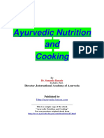 Sample Ayurvedic Cooking PDF