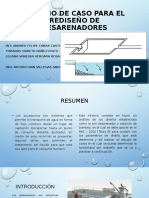 Estudio de Caso para El Rediseño de Desarenadores