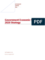 Government Economic Service 2020 Strategy: September 2016