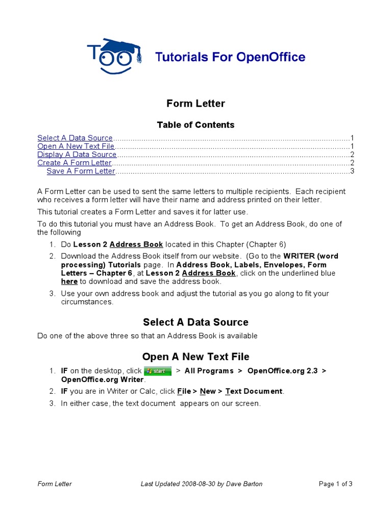 form-letter-select-a-data-source-open-a-new-text-file-display-a-data