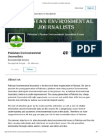 Pakistan Environmental Journalists _ LinkedIn