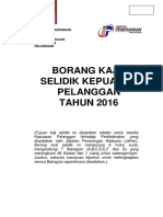 Borang Kaji Selidik 2016