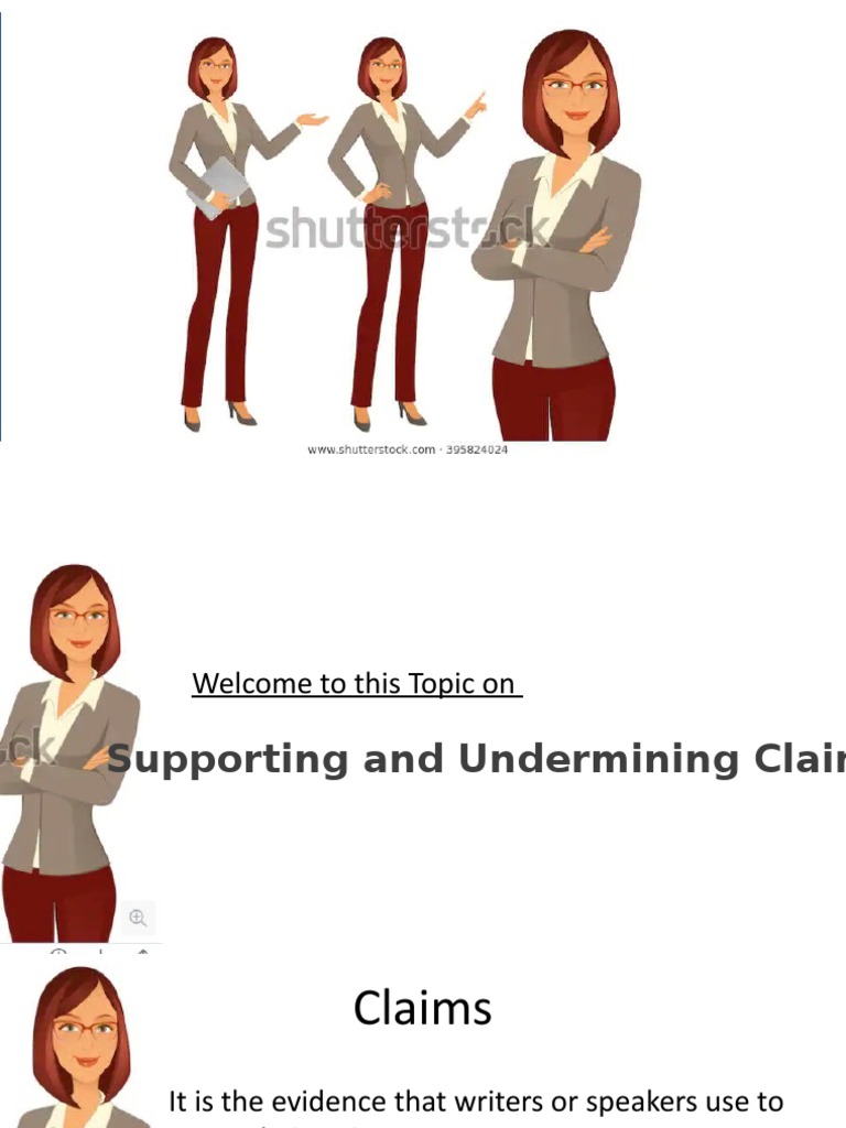 Supporting and Undermining Claims (Edited) | PDF | Choice | Marginal ...