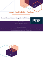 Health Policy Analysis Final Paper 3 Turnitin