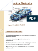 Automotive Electronics: Prepared By: Jignesh Parmar