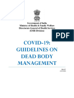 COVID-19: Guidelines On Dead Body Management