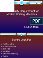 Modern Knitting Machine Yarn Quality Requirements