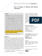 Analysis of Predictors of Relapse in Children With PDF