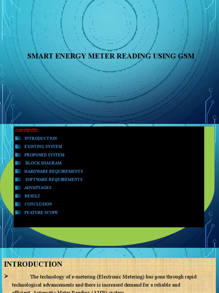 Smart Energy Meter Reading Using GSM | PDF | Power Supply | Relay
