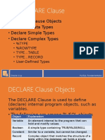 04a - PL-SQL Fundamentals I - Declare Clause