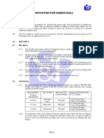 G&P Geotechnics SDN BHD Specification For Gabion Wall 1 August 2008