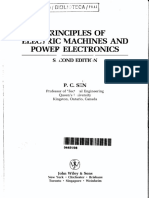 Principles of Electrical Machines - Power Electronics by P.C.Sen PDF