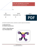 Ejercicios de Nomenclatura de Alcanos PDF