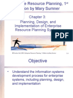 Planning, Design, and Implementation of Enterprise Resource Planning Systems