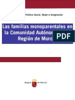 Las familias monoparentales en la Comunidad Autonoma de la Region de Murcia