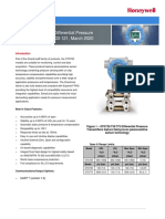 Smartline: Std700 Smartline Differential Pressure Specification 34-St-03-121, March 2020