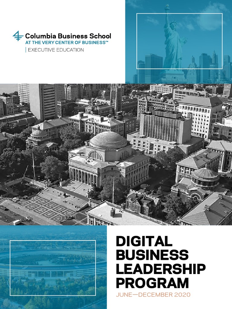 CBS Digital Business Leadership Program 2020 Brochure PDF PDF