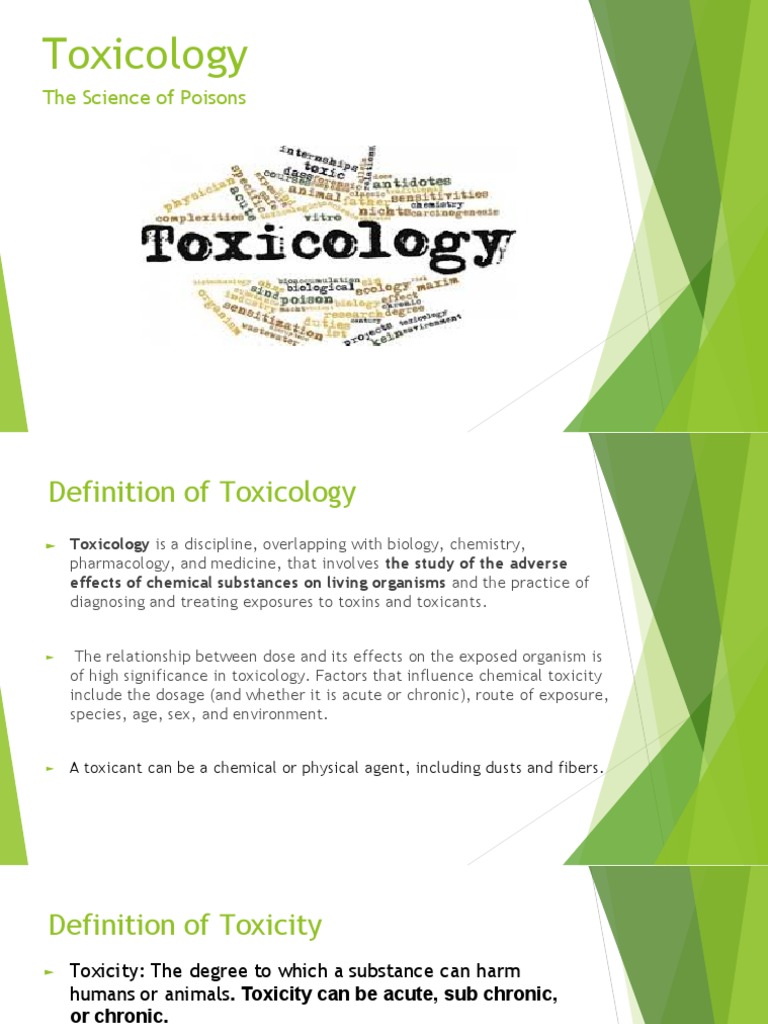 Understanding Toxicology and Toxicity | PDF | Toxicology | Toxicity