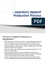 Preparatory Apparel Production Process