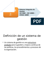 Sesión 2 Sistemas Integrales de Gestión