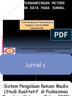 Analisis Perbandingan Metode Pengumpulan Data Pada Jurnal