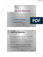 Services Marketing Sessions 1 & 2