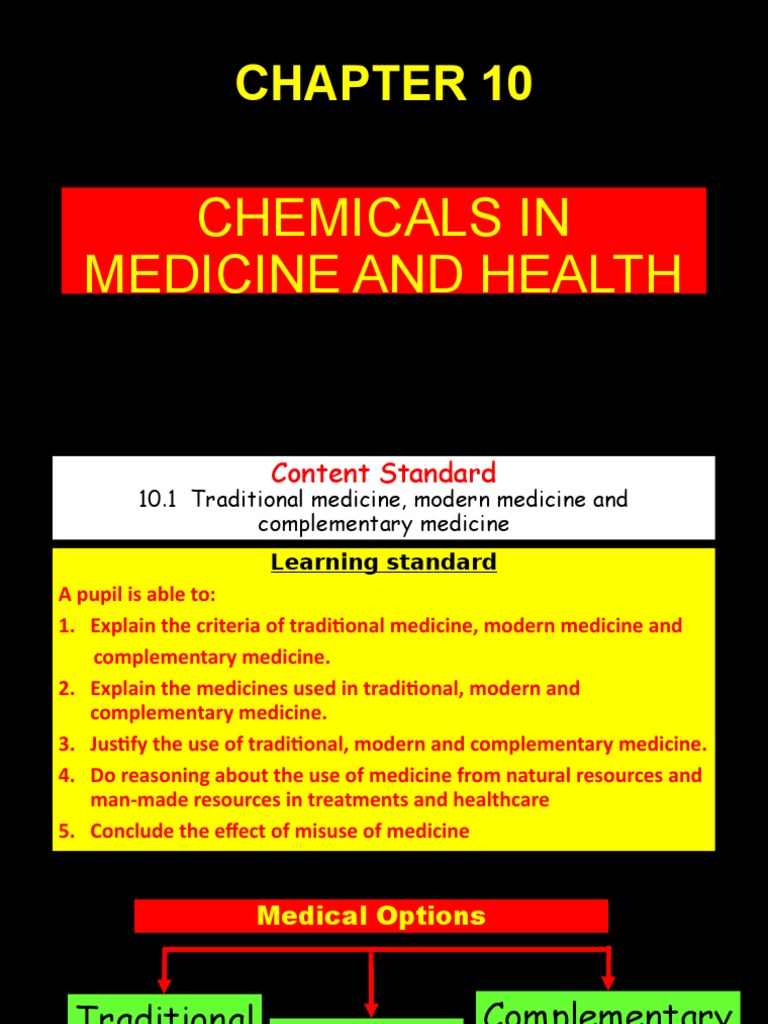 Chemicals in Medicine and Health | PDF | Traditional Medicine | Antioxidant