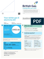 Your Winter Gas & Electricity Bill: What Do I Owe?