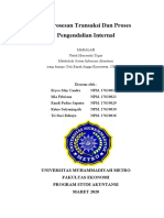 Kel. 4 PROSES TRANSAKSI & PROSES KONTROL INTERNAL