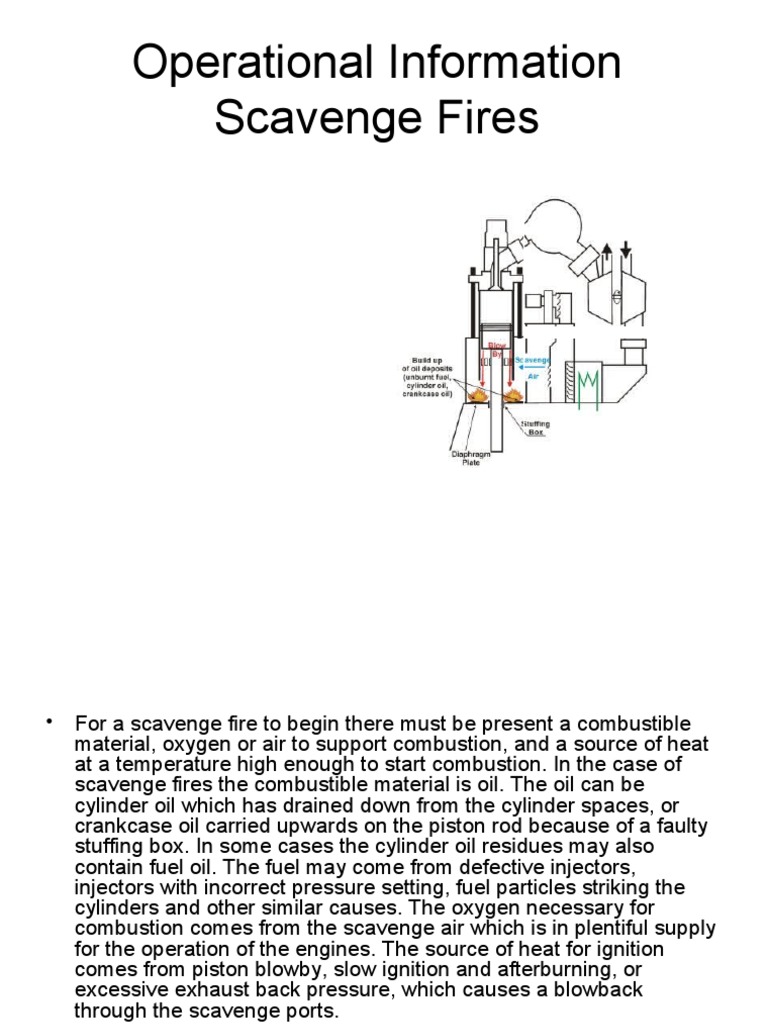 Operational Information Scavenge Fires | PDF | Piston | Combustion