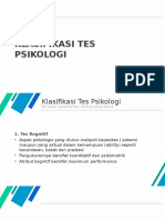 PPD (Klasifikasi Tes Psikologi)