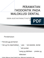 Perawatan Orthodontik Pada Maloklusi Dental