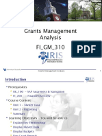 Grants Management Analysis FI - GM - 310