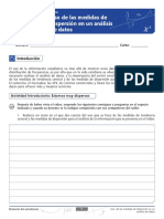 Act. Uso de Las Medidas de Dispersión en Un Análisis de Datos PDF