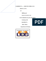 Assignment # 1 Semester Spring 2019) (March 6,2019) BY NIMR Javed ROLL # 17361506-012 BOT205 (Biodiversty and Consrvative) Bs Botony 4th Submitted To Mam Maria Department of Botony