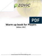 Warm Up Book For Players: Edition: 2017