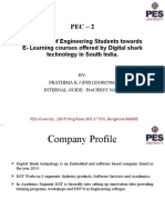 Readiness of Engineering Students Towards E-Learning Courses Offered by Digital Shark Technology in South India