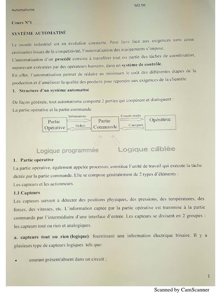 ch1 Automatisme PDF | PDF