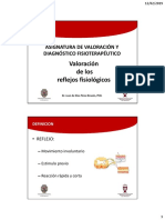 Evaluación de los reflejos fisiológicos y primitivos