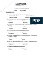 Examen Educacion Fisica 5to Aã o A Kickingball