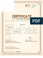 Certificate - G048726 - Pulok Roy