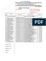 Online Test Result - Idt 16 April 2020